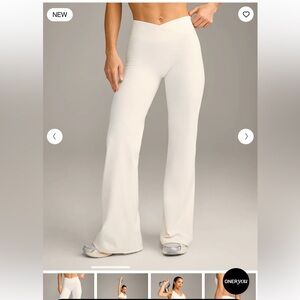 Oner Active UnifiedMove Marshmallow White Wrap Flared Leggings